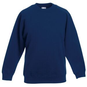 Fruit Of The Loom Childrens Big Boys  Sleeve Sweatshirt (Pack of 2) / Navy